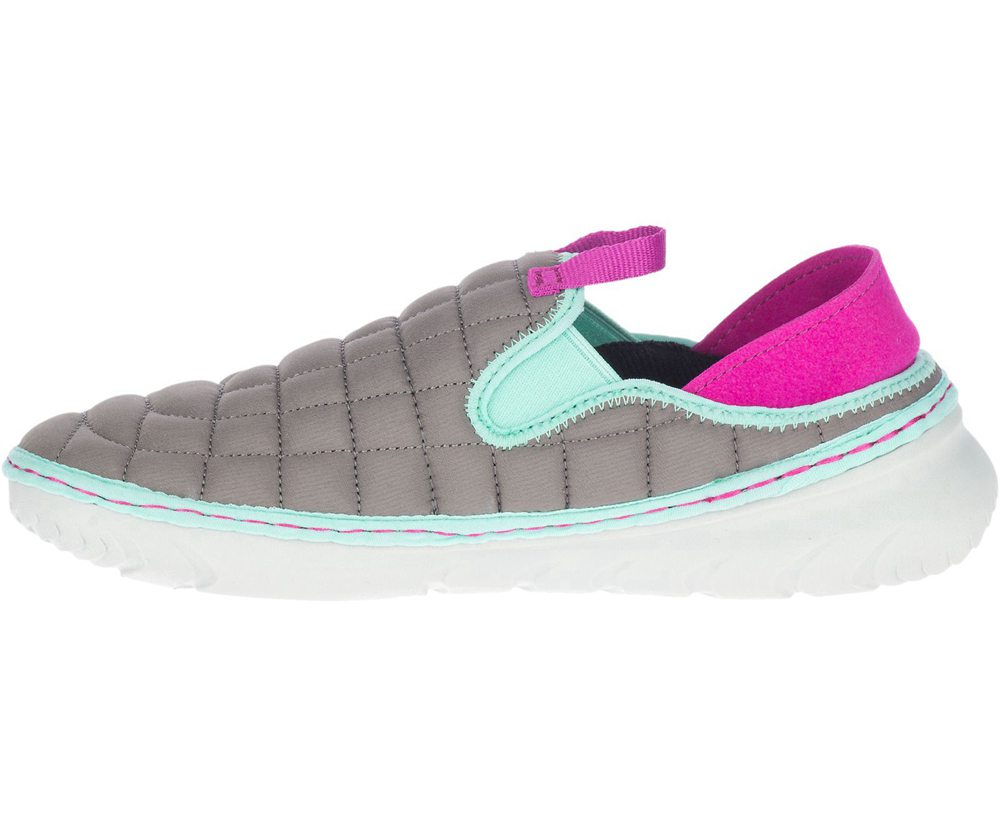 Slip On Senhora - Merrell Hut Moc - Cinzentas/Rosa - OLA734691